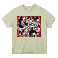 Mossy cowhide glitter tooled leather Heavy Core Tee - RanaPortraitStore
