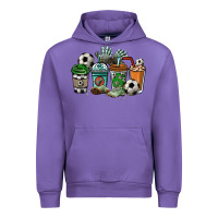 Tulip Soccer coffee cups Urban Hoodie - HowdyJamesFarm