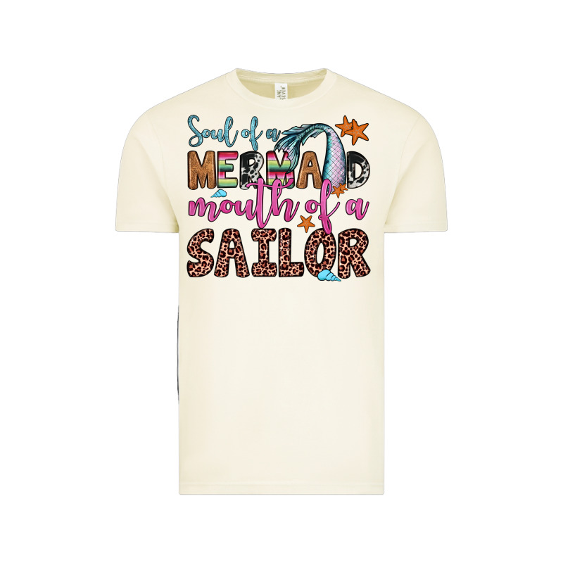 Soul Of A Mermaid Mouth Of A Sailor Vintage Tee by JahusDesignShop | Teevron
