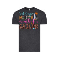 Vintage Black soul of a mermaid mouth of a sailor Vintage Tee - JahusDesignShop