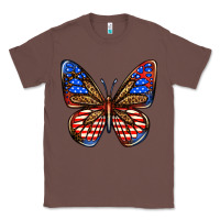 Chestnut 4th of july butterfly Classic Tee - BundleAndBundleShop