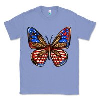 Colony Blue 4th of july butterfly Classic Tee - BundleAndBundleShop