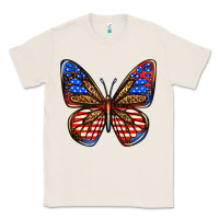 Natural 4th of july butterfly Classic Tee - BundleAndBundleShop