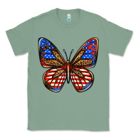 Sage 4th of july butterfly Classic Tee - BundleAndBundleShop