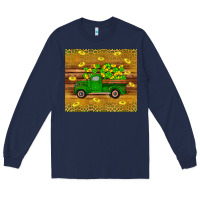 Navy St Patricks day truck Long Sleeve Tee - Artiststas