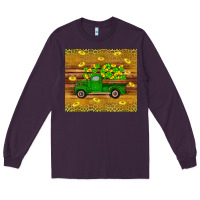 Plum St Patricks day truck Long Sleeve Tee - Artiststas
