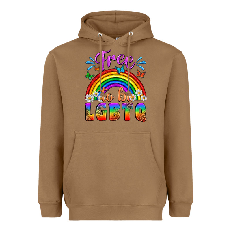 Western Free To Be Lgbtq Heavyweight Hoodie by BundleAndBundleShop | Teevron