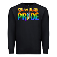 Black Lgbtq Show Your Pride With Rainbow Premium Sweatshirt - BundleAndBundleShop