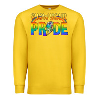 Lemon Lgbtq Show Your Pride With Rainbow Premium Sweatshirt - BundleAndBundleShop