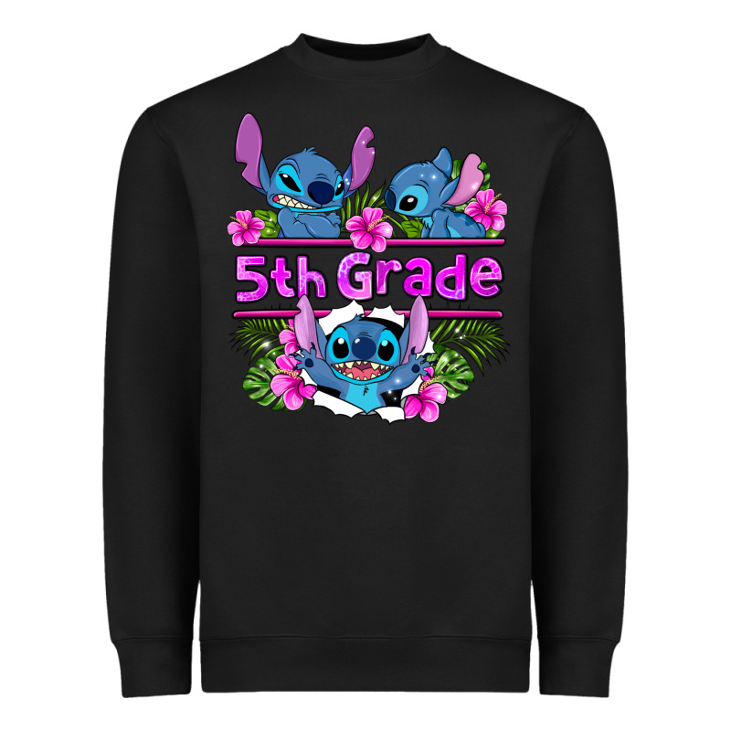 Preview Flower Stitch 5th Grade Heavyweight Sweatshirt by AdoDesignShop | Teevron