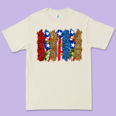 Premium Tee puerto rico republic brushstrokes