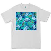 Dove Grey dolphin tumbler Premium Tee - BarkalooDesign