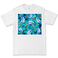 White dolphin tumbler Premium Tee - BarkalooDesign