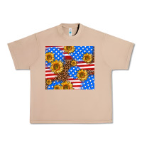 Burro basic sunflower and leopard Urban Heavy Tee - AdoDesignShop
