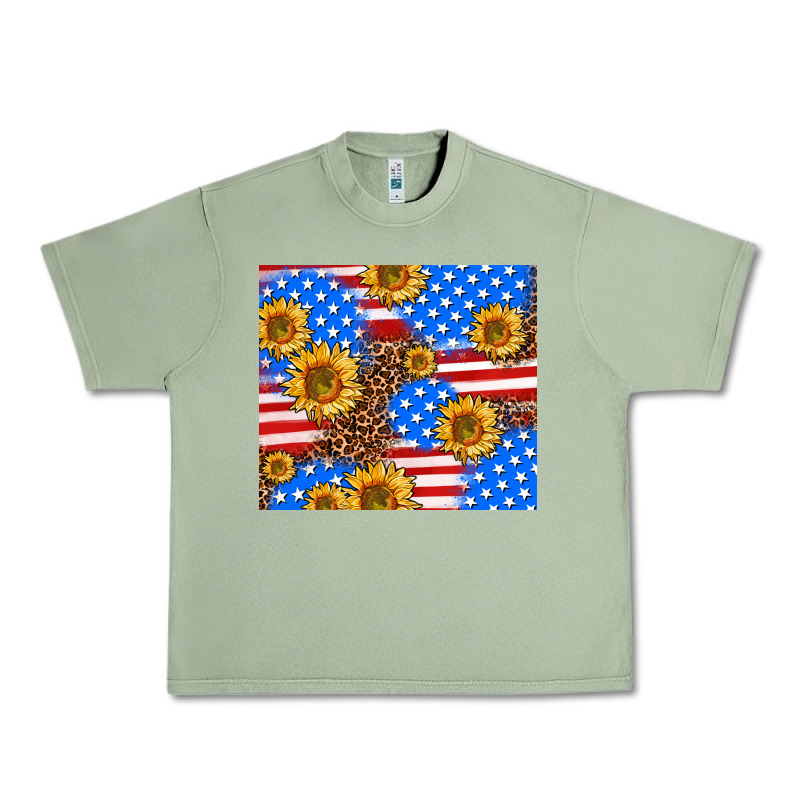 Basic Sunflower And Leopard Urban Heavy Tee by AdoDesignShop | Teevron