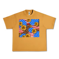 Peanut Butter basic sunflower and leopard Urban Heavy Tee - AdoDesignShop