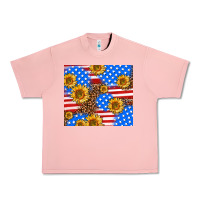 Salmon basic sunflower and leopard Urban Heavy Tee - AdoDesignShop