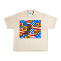 Sandshell basic sunflower and leopard Urban Heavy Tee - AdoDesignShop