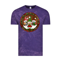 Cloud Purple christmas gnomies christmas ornament Vintage Tee - BundleAndBundleShop