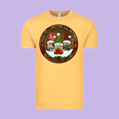 Christmas Gnomies Christmas Ornament Vintage Tee Designed By Bundleandbundleshop
