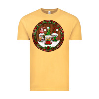 Vintage Mustard christmas gnomies christmas ornament Vintage Tee - BundleAndBundleShop