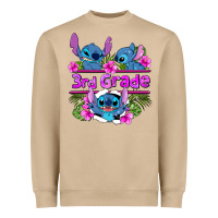 Mushroom preview flower stitch 3rd grade Heavyweight Sweatshirt - AdoDesignShop