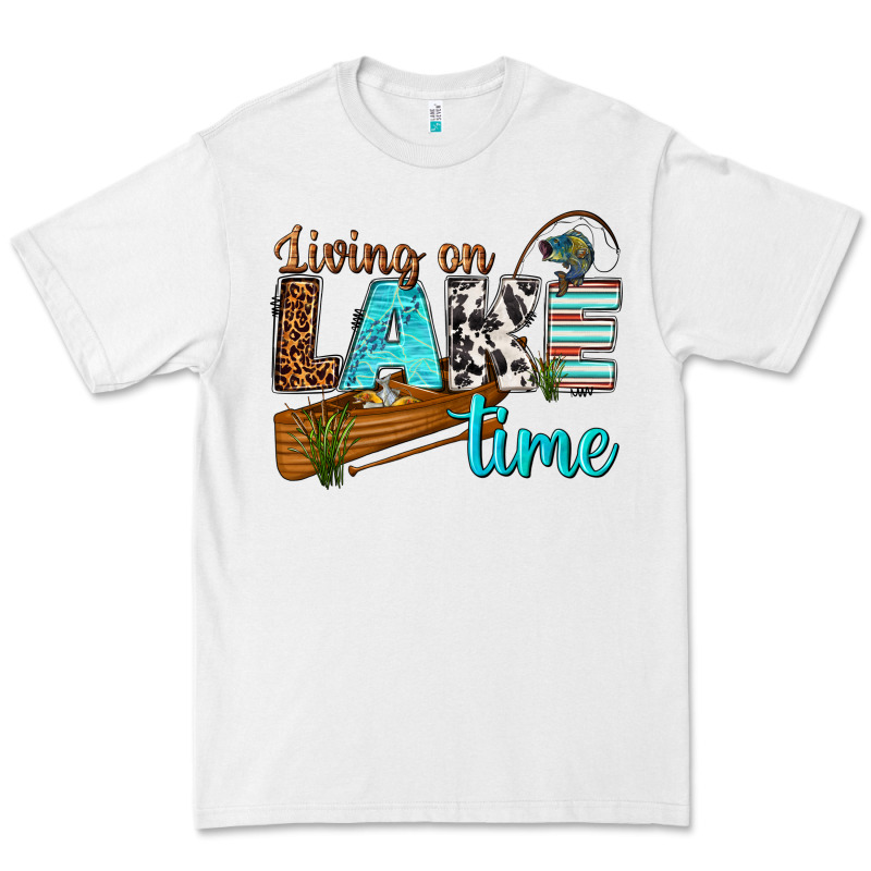 Living On Lake Time Premium Tee by texasbilliewilder | Teevron