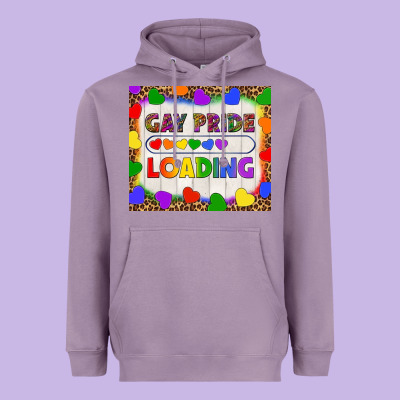 Gay Pride Loading Lgbtq Tumbler Heavyweight Hoodie Designed By Bundleandbundleshop