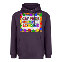 Plum Gay Pride Loading LGBTQ Tumbler Heavyweight Hoodie - BundleAndBundleShop