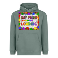 Sage Gay Pride Loading LGBTQ Tumbler Heavyweight Hoodie - BundleAndBundleShop