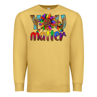 Antique Gold Lgbtq You Matter With Leopard Premium Sweatshirt - BundleAndBundleShop