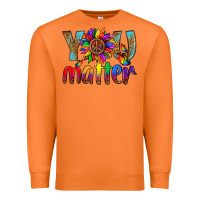 Carrot Lgbtq You Matter With Leopard Premium Sweatshirt - BundleAndBundleShop