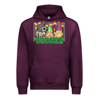 Mauve Wine soccer gnomies Urban Hoodie - HowdyJamesFarm