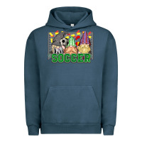 Pigment Midnight Navy soccer gnomies Urban Hoodie - HowdyJamesFarm