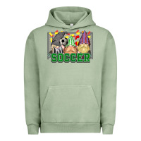 Pigment Oil Green soccer gnomies Urban Hoodie - HowdyJamesFarm