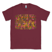 Burgundy cinco de mayo leopard glitter Classic Tee - Artiststas