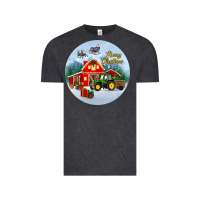 Vintage Black merry christmas small town christmas ornament Vintage Tee - BundleAndBundleShop