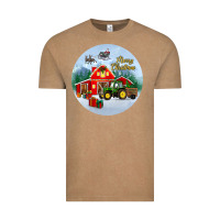 Vintage Coffee merry christmas small town christmas ornament Vintage Tee - BundleAndBundleShop
