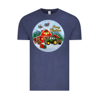 Vintage Denim merry christmas small town christmas ornament Vintage Tee - BundleAndBundleShop