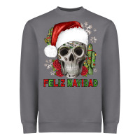 Storm feliz navidad skull cactus Heavyweight Sweatshirt - JahusDesignShop