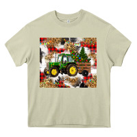 Mossy christmas farm tractor Heavy Core Tee - RanaPortraitStore
