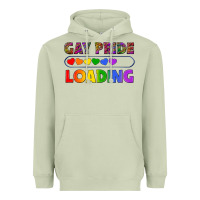 Matcha Western Gay Pride Loading LGBTQ+ Heavyweight Hoodie - BundleAndBundleShop