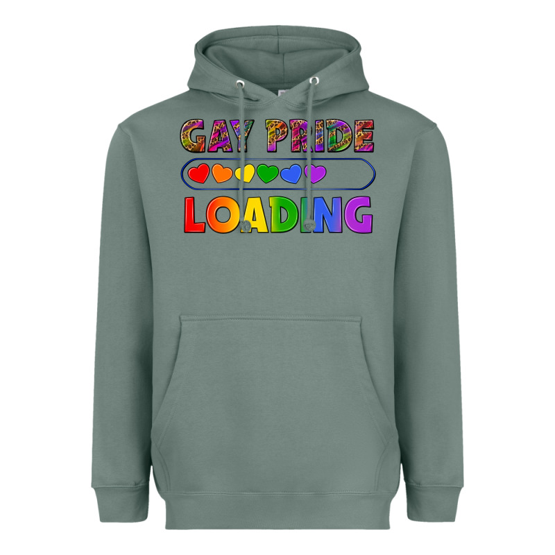Western Gay Pride Loading Lgbtq+ Heavyweight Hoodie by BundleAndBundleShop | Teevron