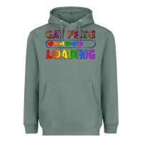 Sage Western Gay Pride Loading LGBTQ+ Heavyweight Hoodie - BundleAndBundleShop
