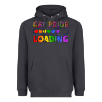 Smoke Western Gay Pride Loading LGBTQ+ Heavyweight Hoodie - BundleAndBundleShop