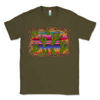 Army Green cinco de mayo leopard frame Classic Tee - Artiststas