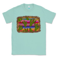 Seafoam cinco de mayo leopard frame Classic Tee - Artiststas