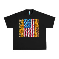 Black american realistic flag Urban Heavy Tee - AdoDesignShop