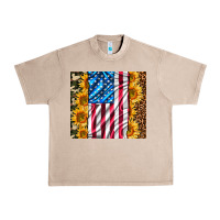 French Oak american realistic flag Urban Heavy Tee - AdoDesignShop