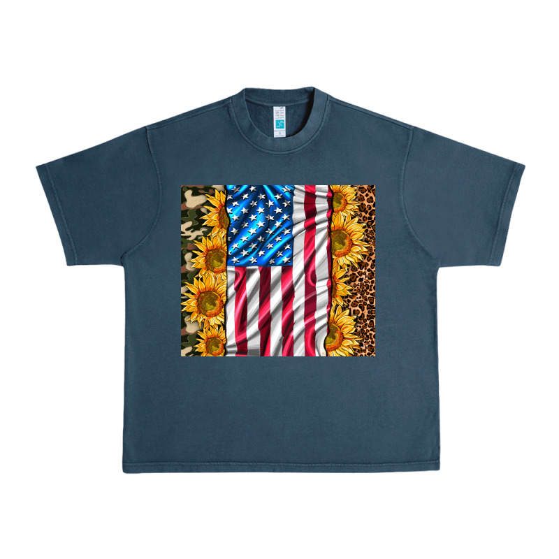 American Realistic Flag Urban Heavy Tee by AdoDesignShop | Teevron